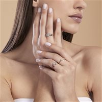 Anello Mabina Donna 3-Chic in Argento Zircone 523252 - 523252